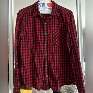 American Apparel Red&Black Flannel